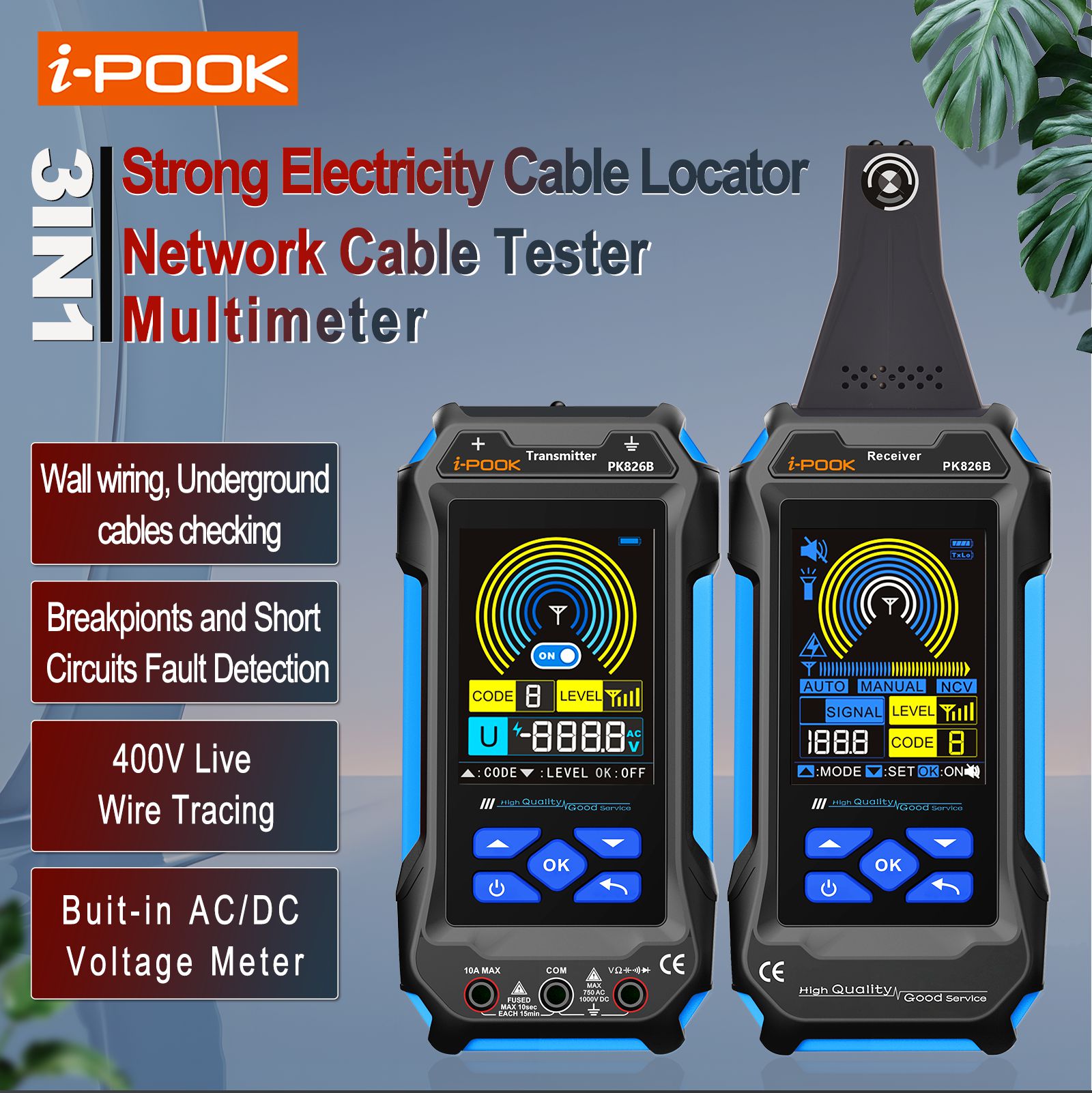 PK826A/B：Strong Electricity Cable Locator